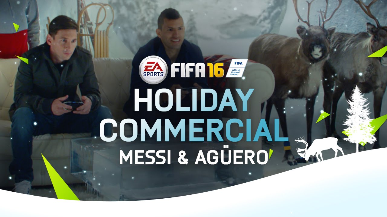FIFA 16 - Christmas Commercial - Messi & Ag&uuml;ero