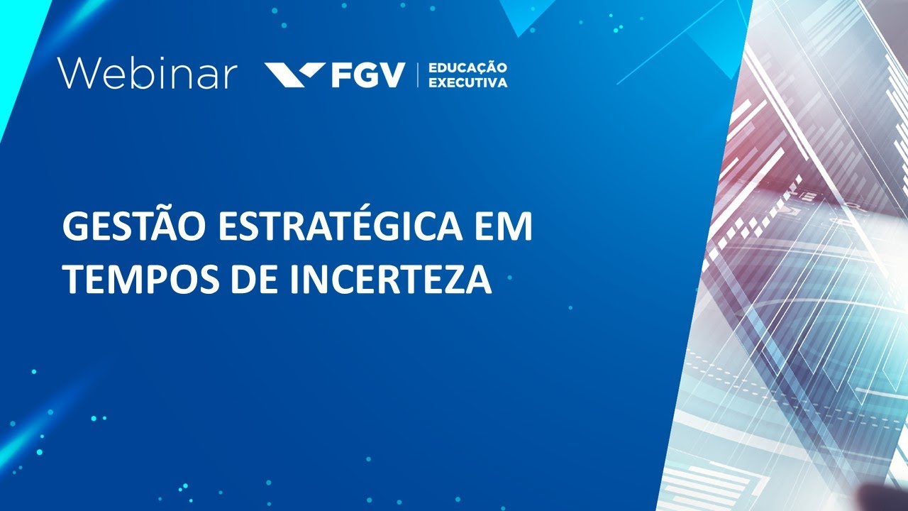 Webinar | Gestão estratégica em tempos de incerteza