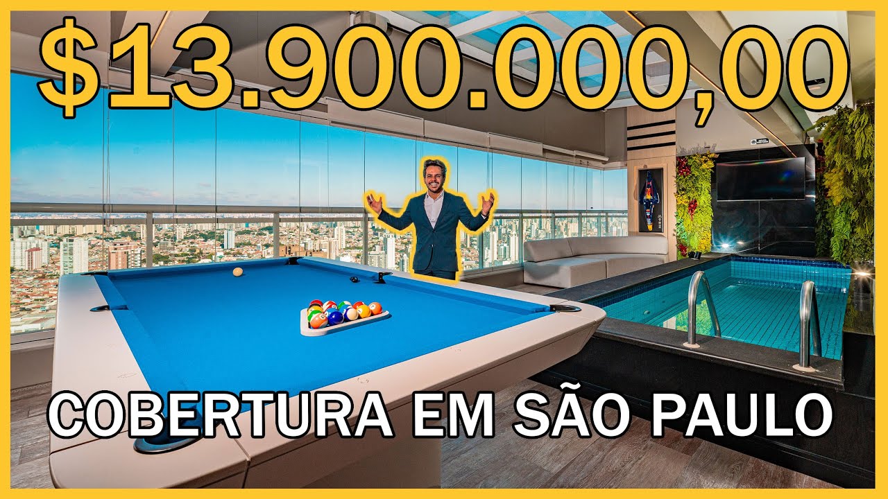 COBERTURA DE R$13.900.000,00 - JÁ FOI DE UM CRAQUE QUE JOGOU NO CORINTHIANS, BARCELONA E SELECÃO