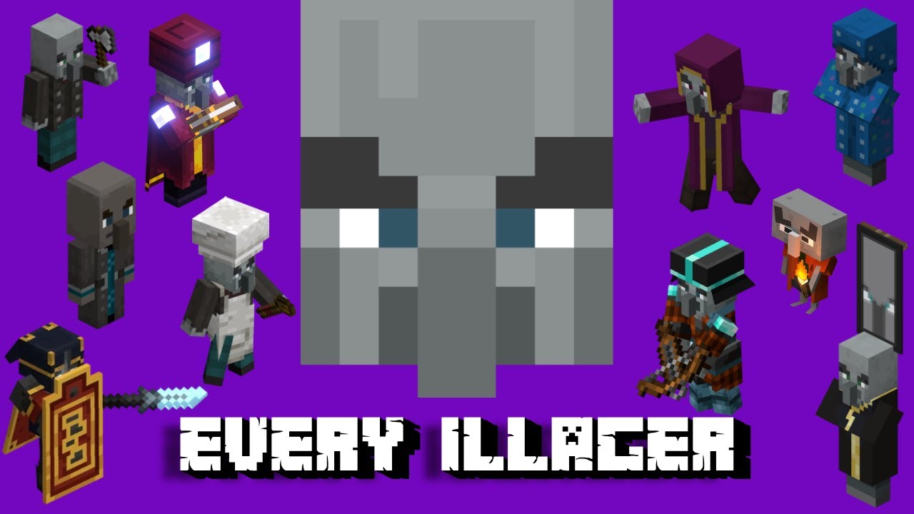 Every Minecraft Illager Ever