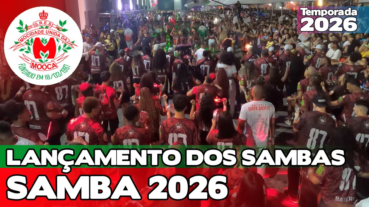 MOCIDADE UNIDA DA MOOCA 2026 AO VIVO | LANÇAMENTO DOS SAMBAS DE SP 4K | #LDS26