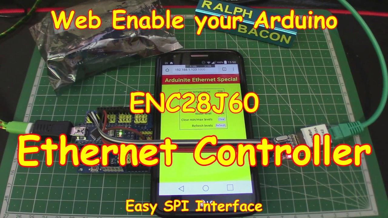#74 Веб-подключение вашего Arduino (контроллер Ethernet ENC28J60 или W5100)