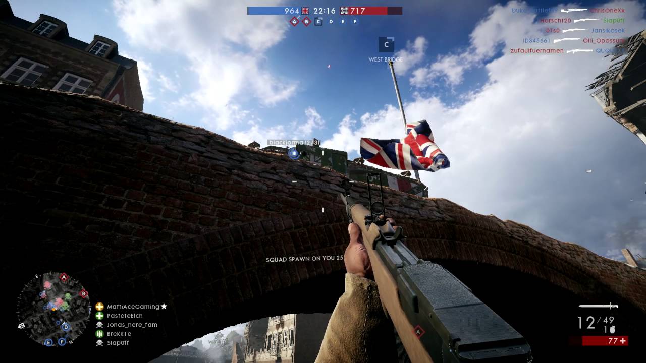 Battlefield 1 - Squad up moments - Brekk1e