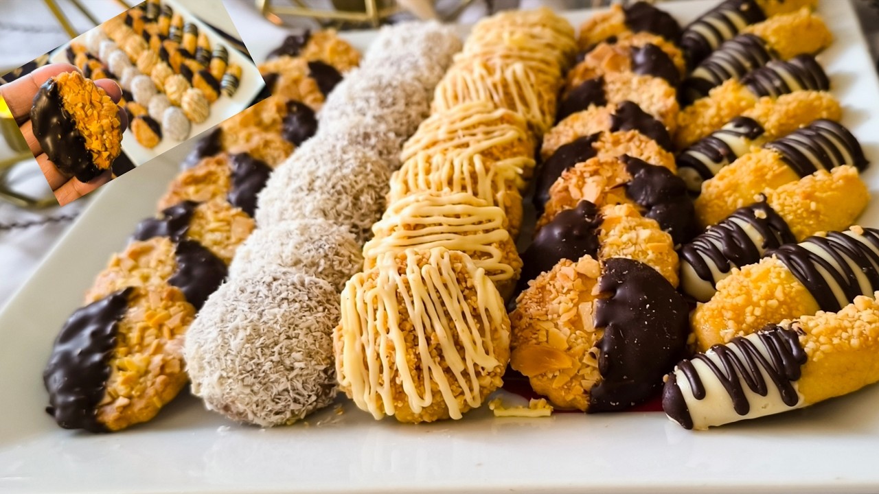 📍حلويات العيد اسهل والذ حلوى توجديها بمقادير قليلة والكميةةوفيرة 👌ساهلة راقية والبنة ياسلام💝🇲🇦