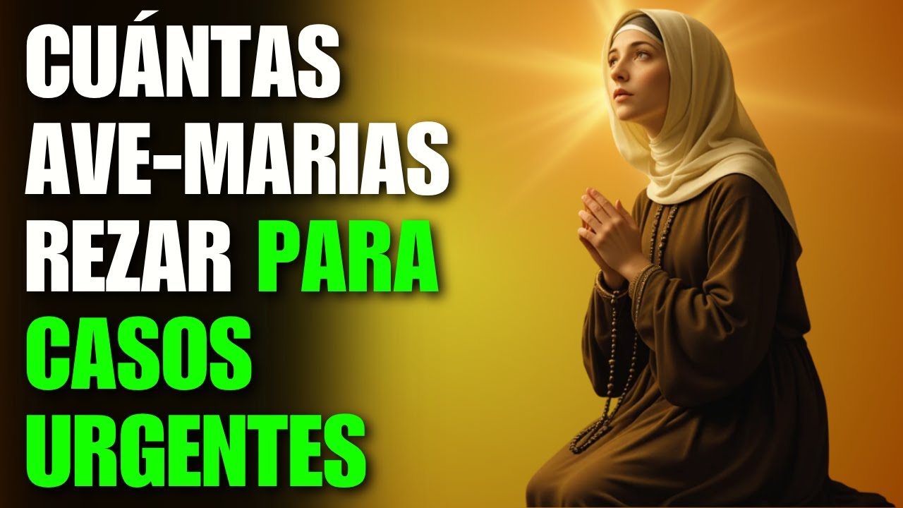 ⚠️ ¿NECESITAS UN MILAGRO URGENTE? SANTA TERESA REVELÓ EL NÚMERO DE AVEMARÍAS QUE DEBES REZAR