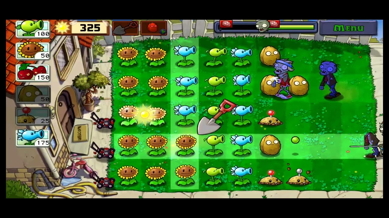 Plants vs Zombies 🧟‍♂️ | PVZ Gameplay | S25 Ultra 