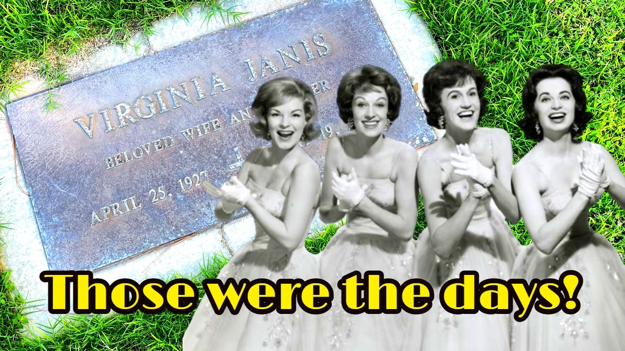 Remembering THE CHORDETTES at the grave of singer Virginia Janis (aka Jinny Cole)