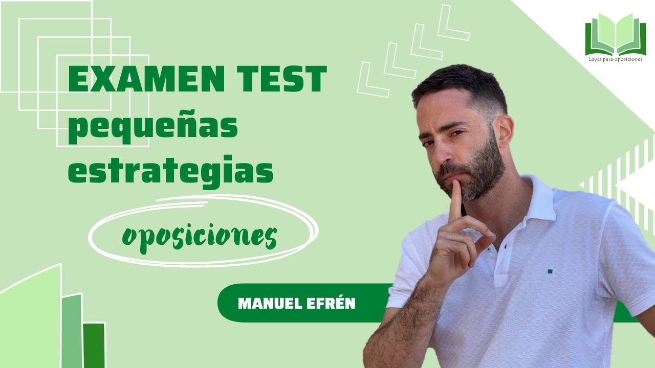 Examen oposiciones - Pequeñas estrategias para afrontar un examen tipo test