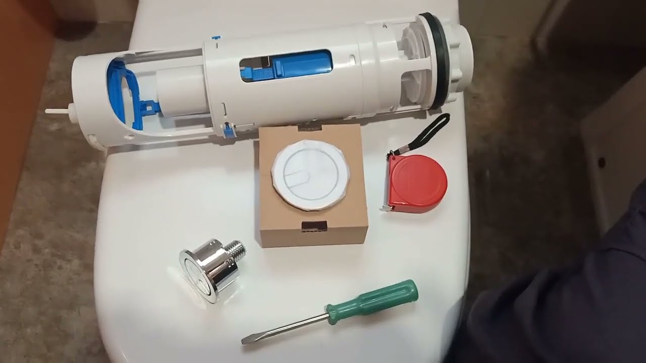 Montar nuevo mecanismo Roca Plus doble pulsador. Valido para diferentes cisternas Roca.