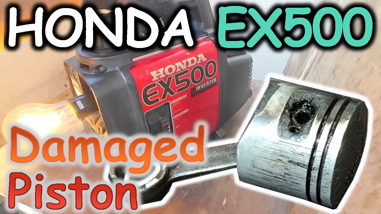 HONDA EX500 ベアリングとオイルシール交換 ＆ 焼き付いたピストンを野良修理