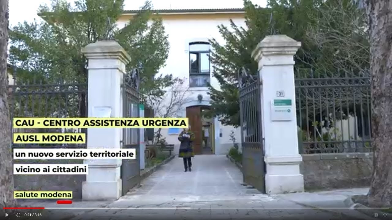 Salute Modena: I CAU, Centri di Assistenza e Urgenza