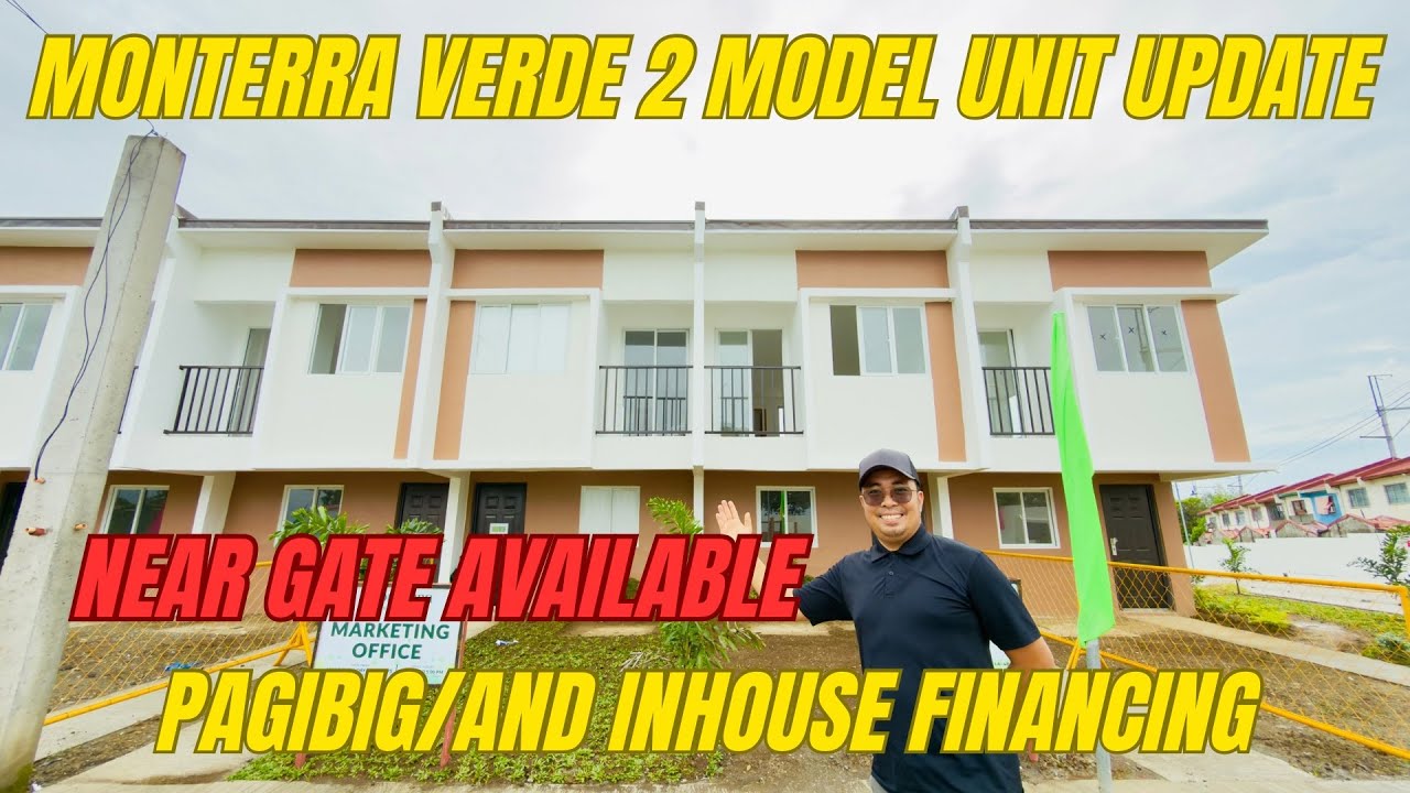 Monterra Verde 2 Model unit Update |Most Affordable Semi Complete Expanded Townhouse in Tanza Cavite