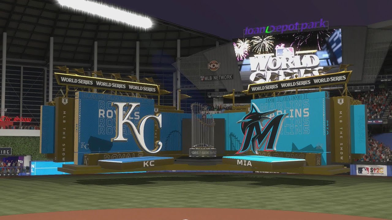MLB The Show 25|Miami Marlins Franchise|Season 4 Ep. 41|World Series Game 2|vs Kansas City Royals