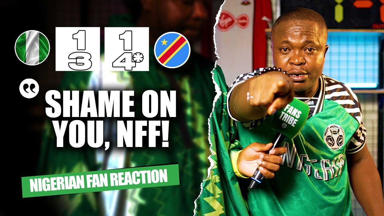 NIGERIA 1-1 DR CONGO (3-4*) pen- ( Henry - NIGERIAN FAN REACTION)- 2026 FIFA WORLD CUP QUALIFIER.