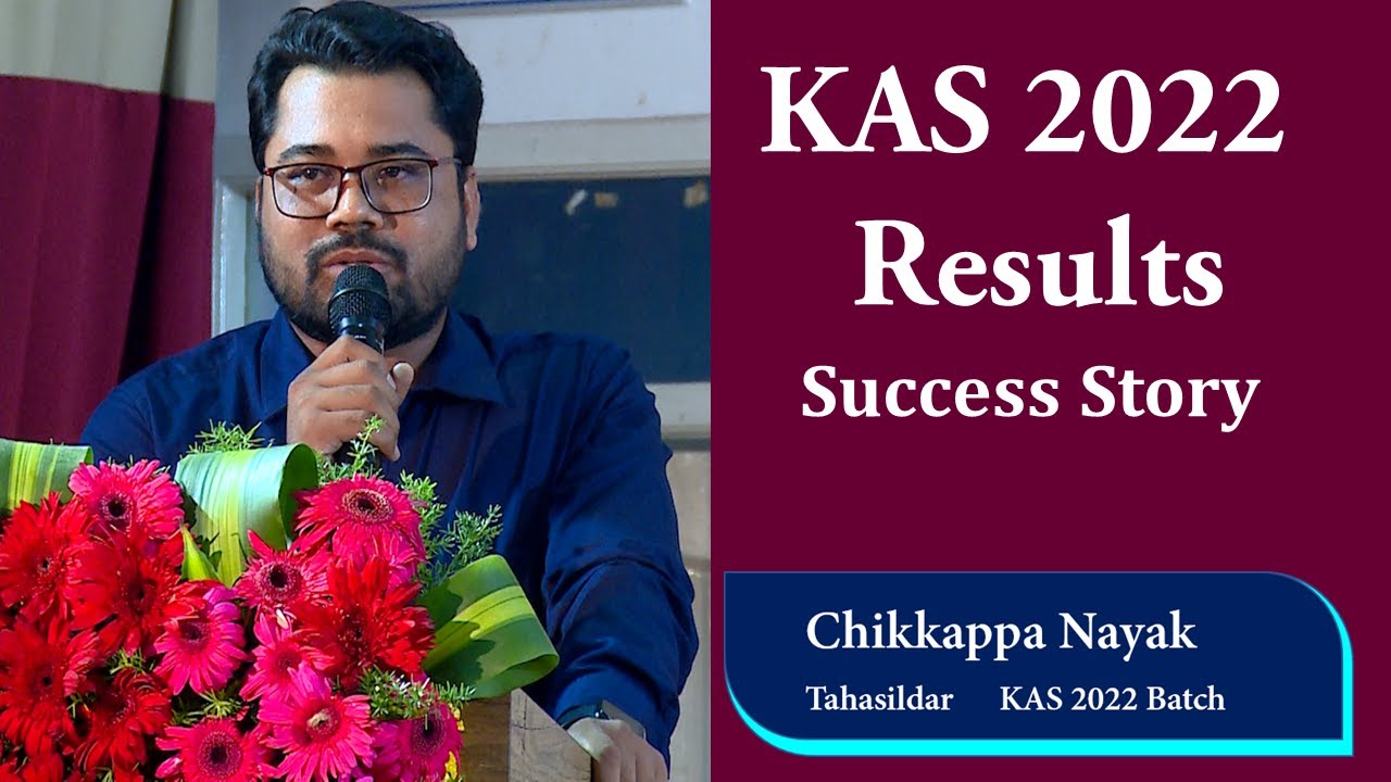 KAS Results 2022 - Success Story - Chikkappa Nayak