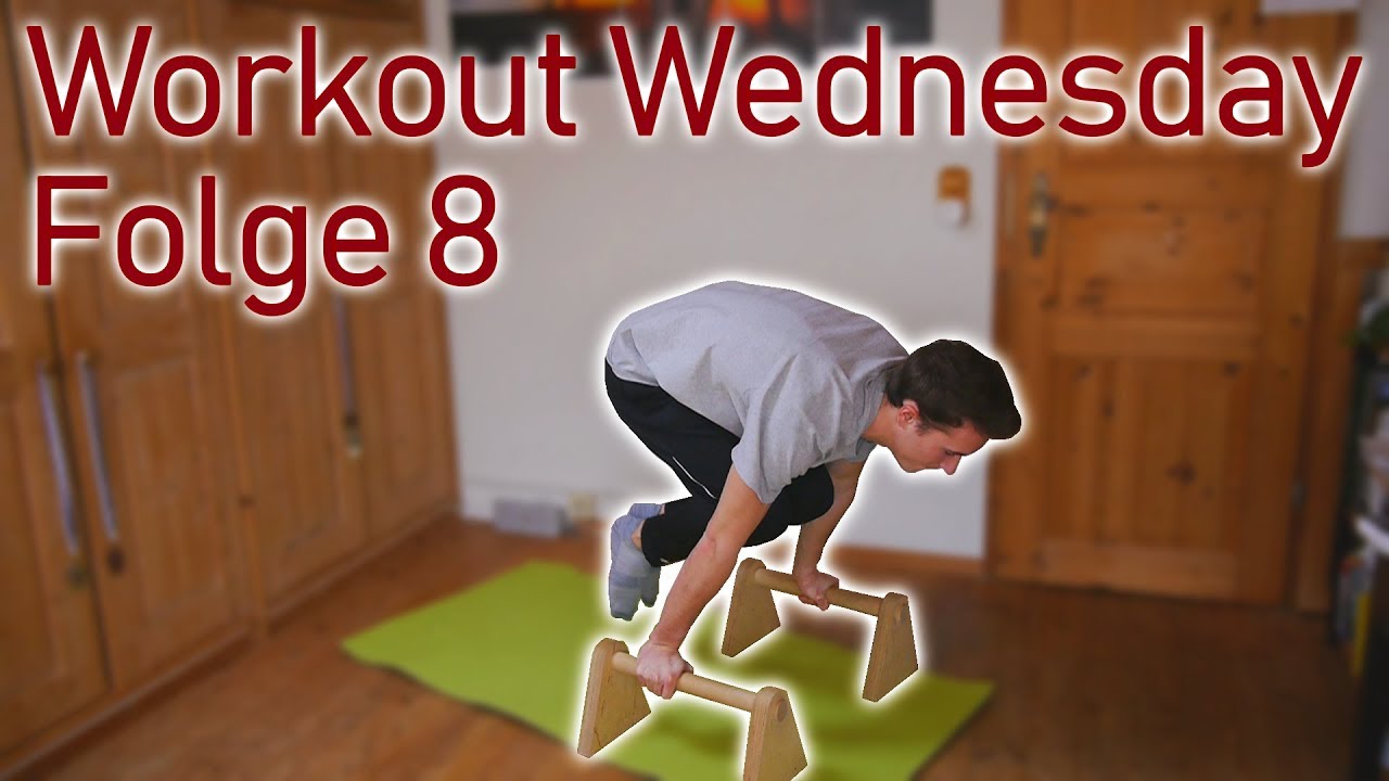 Level 8 - Workout Wednesday Folge 8 - Liegestütz, Handstand und L-Sit Grundlagen