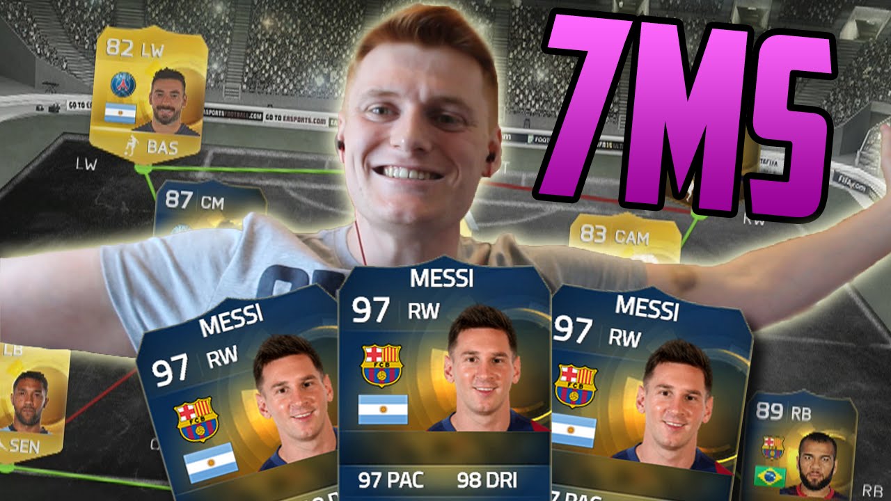 FIFA 15 - HUGE TOTS MESSI 7 MINUTE SQUADS!!!