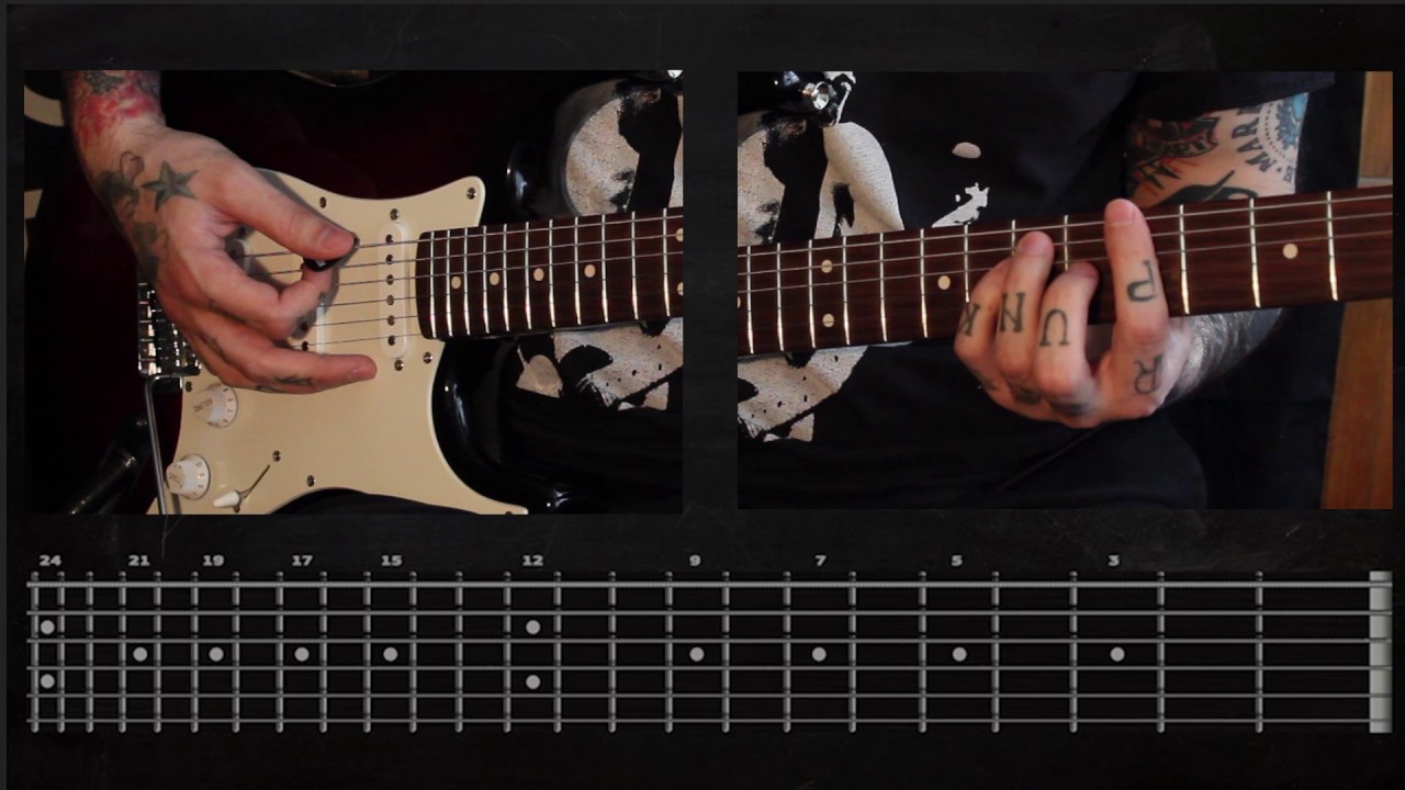 Sasha Rock'n'Roll guitar lessons - Sex Pistols (God Save The Queen) видео урок №10 tutorial