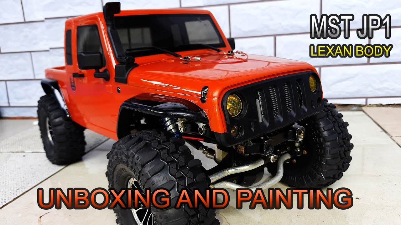 Unboxing, Painting Lexan Body JP1 by MST