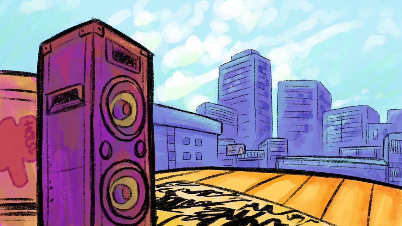 Bomb Rush Cyberfunk (timelapse for an upcoming animatic)