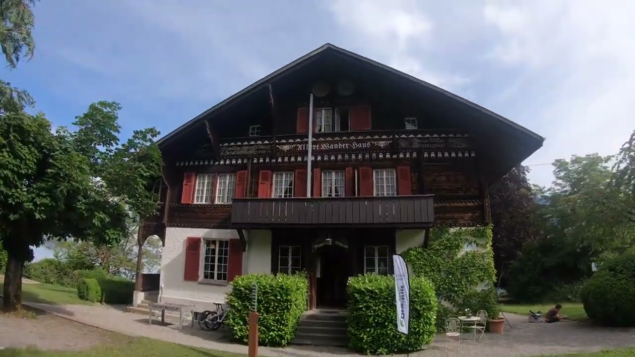 Swiss youth hostel  Leissigen Switzerland