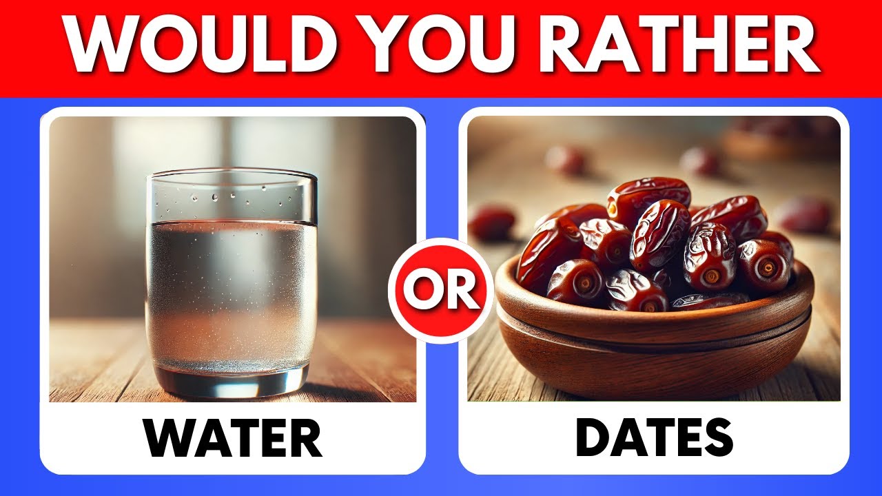 WOULD YOU RATHER RAMADAN EDITION | Ramadan Quiz | Islam Quiz