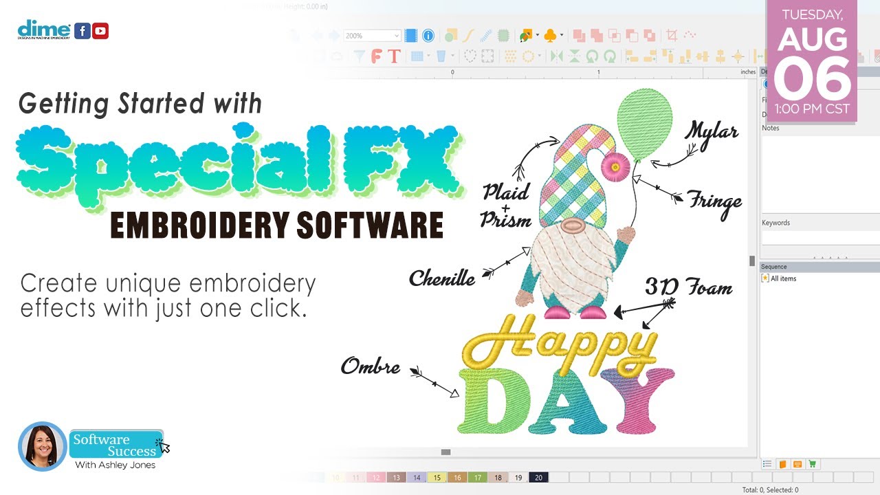 Getting Started with SpecialFX Embroidery Software | Software Success