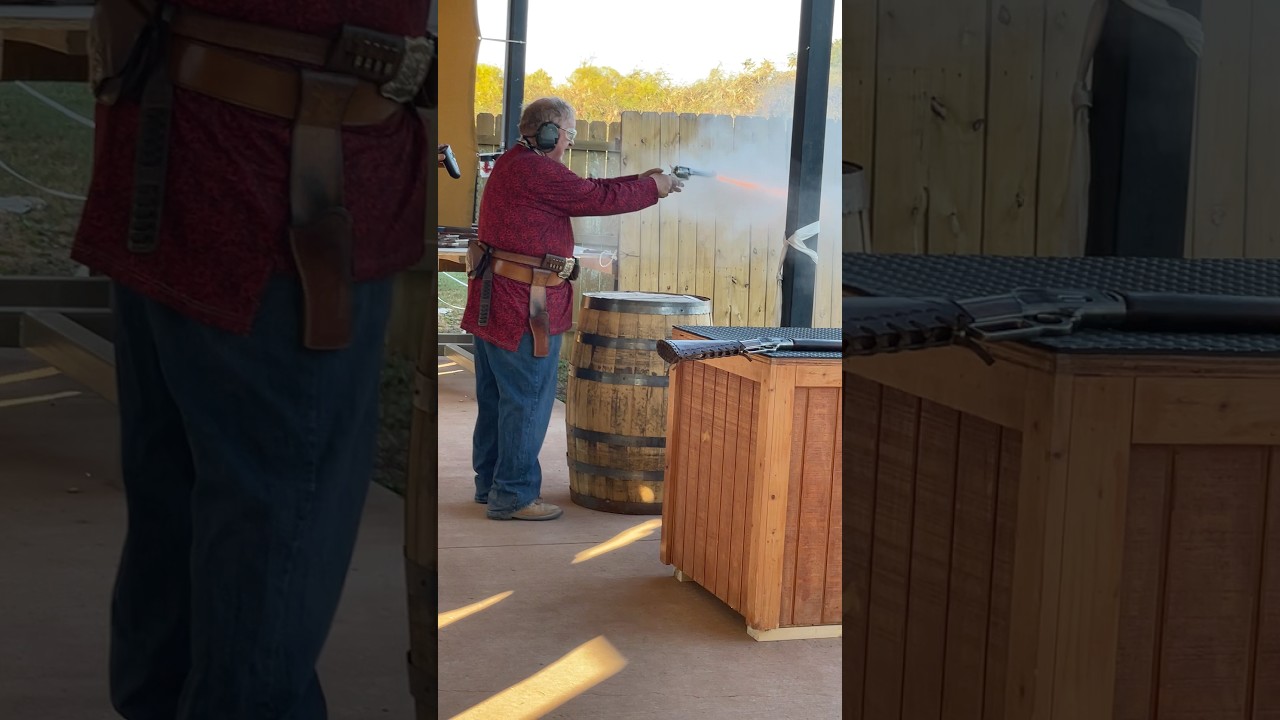 Canby shooting Black Powder @ Land Run 2016 SASS National Championship 