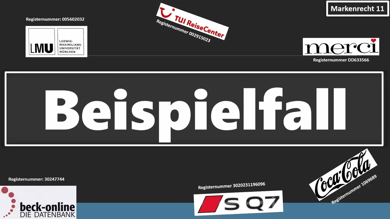 Beispielfall 1 I Markenrecht 11