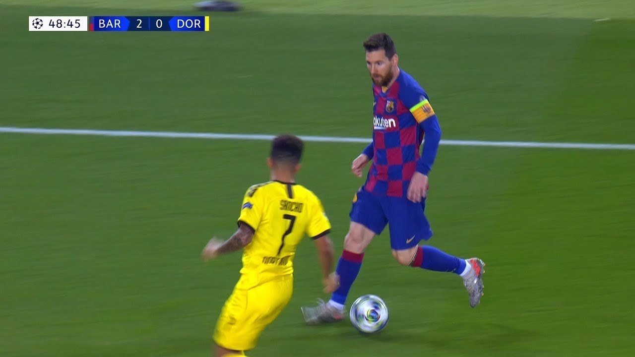 Lionel Messi vs Dortmund - 27-11-2019|HD