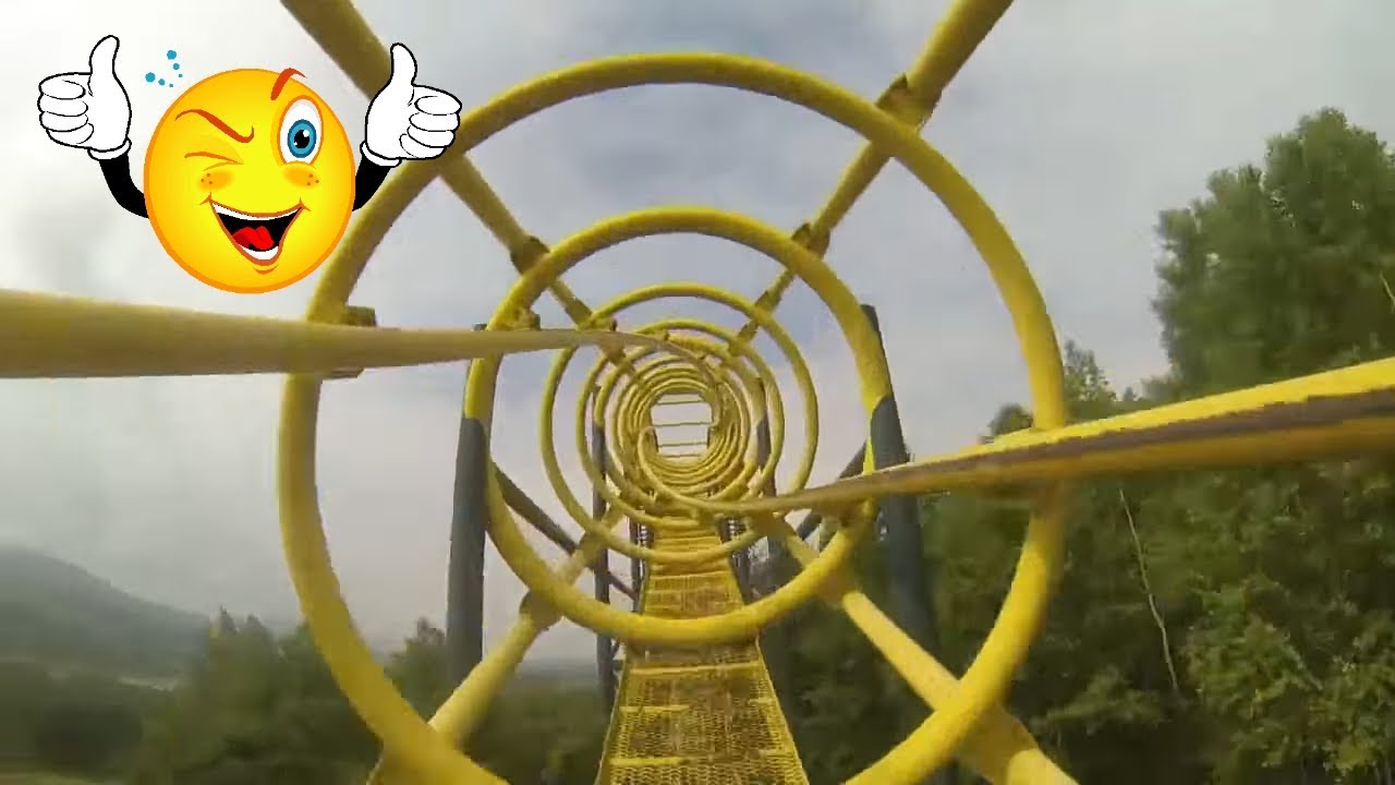 Manèges les plus effrayants! Ultra attraction Twister au Japon.