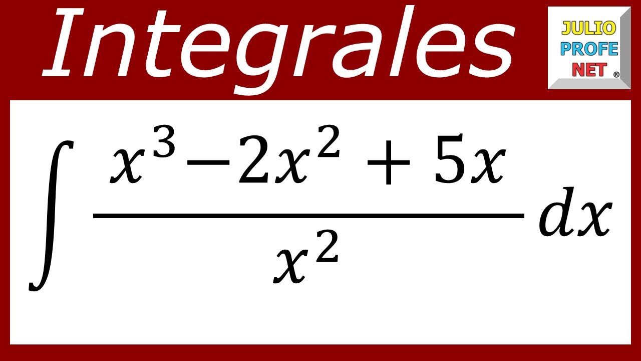 Integrales directas | Ejercicio 3 #julioprofe
