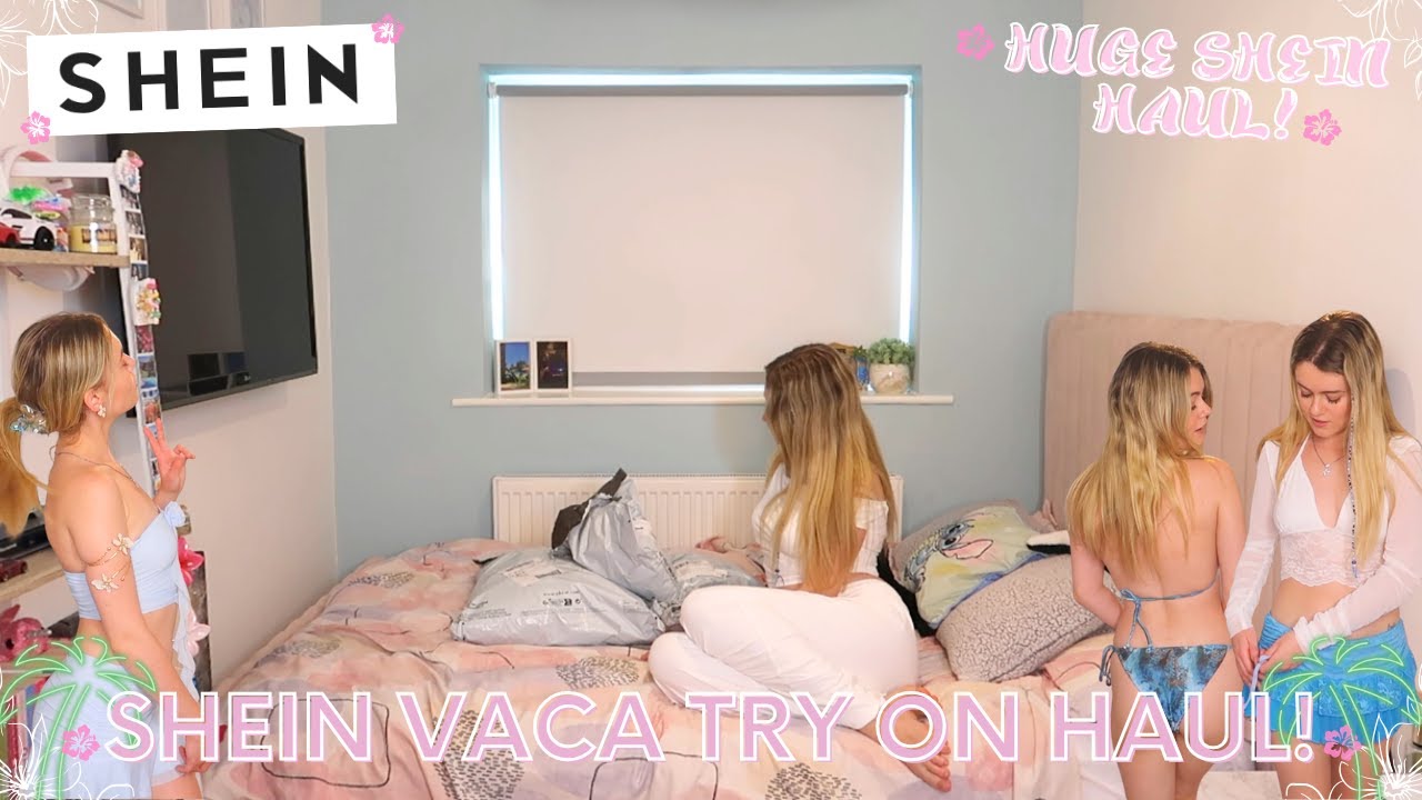 SHEIN - Vaca Try On Haul! (huge shein haul) ✈️🍍🏝✨