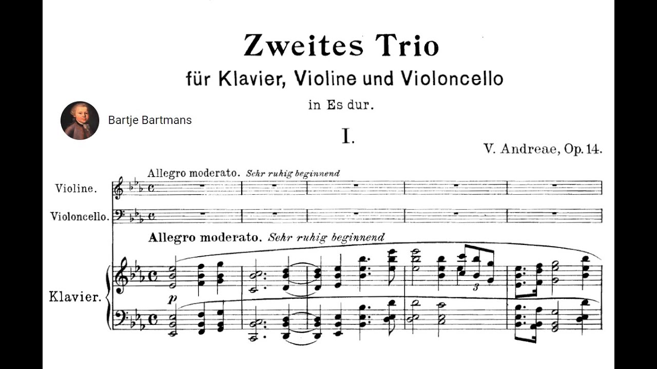 Volkmar Andreae - Piano Trio No. 2, Op. 14 (1908)