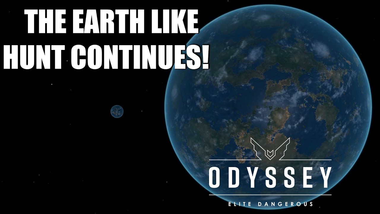 Live Elite Dangerous: Odyssey – hunting rare Earthlike planets and scanning alien life!