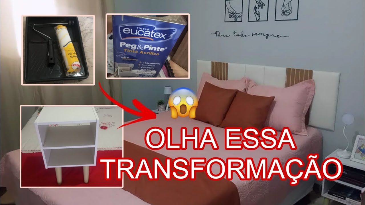 FIZEMOS UMA TRANSFORMAÇÃO NO NOSSO QUARTO AQUI NO MEU SOGRO 😱FICOU BABADO VEM CONFERIR.