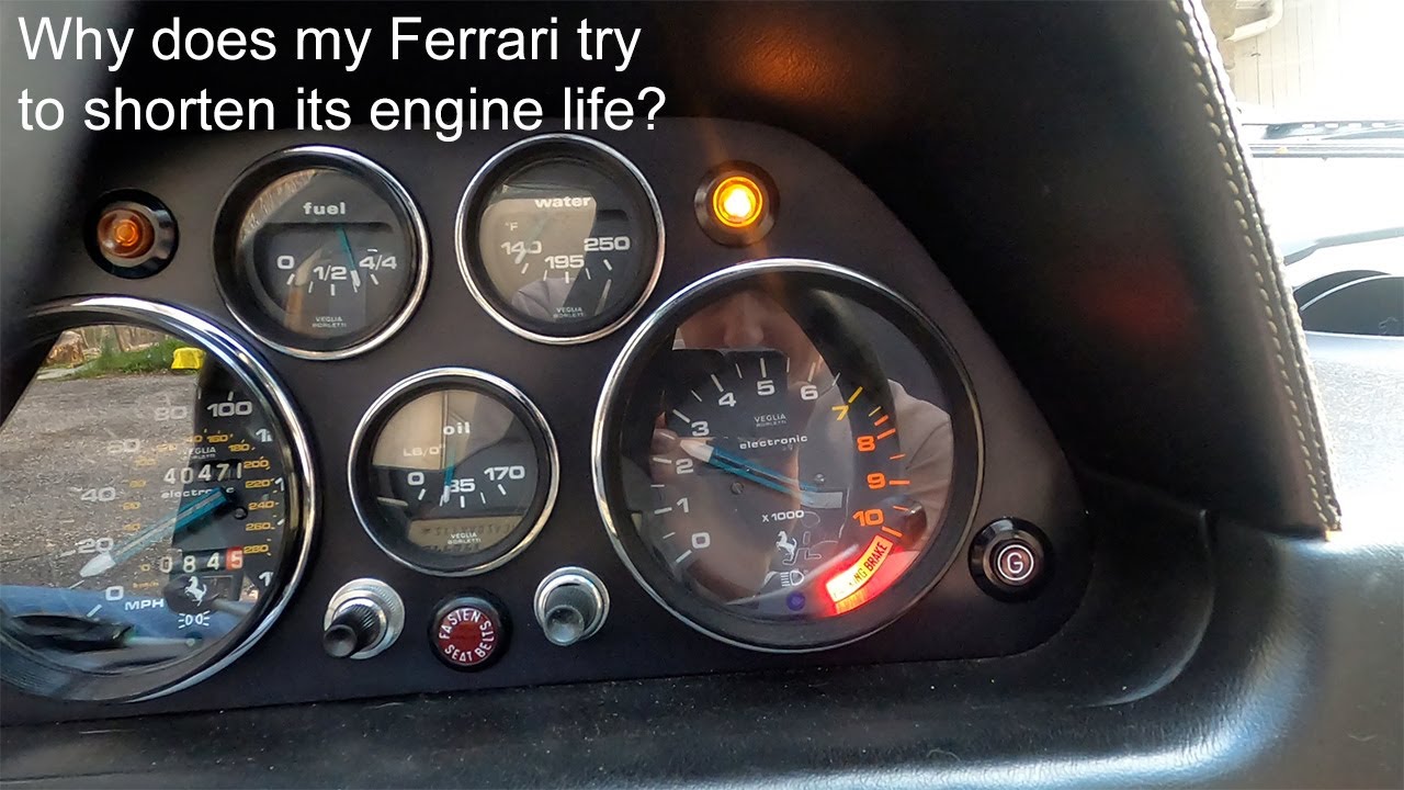 Hacking the fast idle warm up on a 1980 Ferrari 308 GTSi