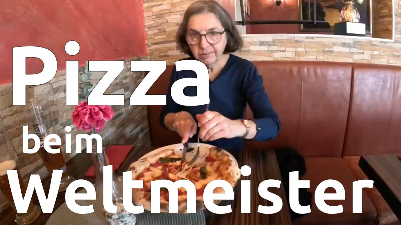 Stellplatz Gau-Algesheim, Ort, Pizza beim Weltmeistrer und Fahrradmuseum