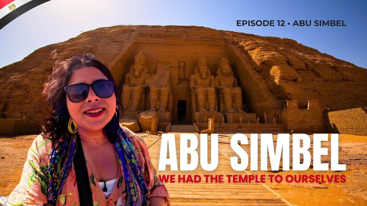 🇪🇬 Egypt Vlog 12 - Abu Simbel Temple with no crowd | Abu Simbel Temple Sound & Light Show