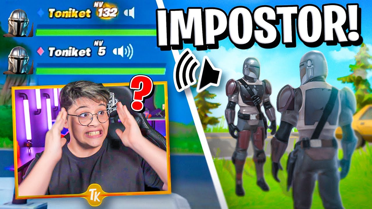 IMPOSTOR! FUI JOGAR FORTNITE E ENCONTREI OUTRO TONIKET!