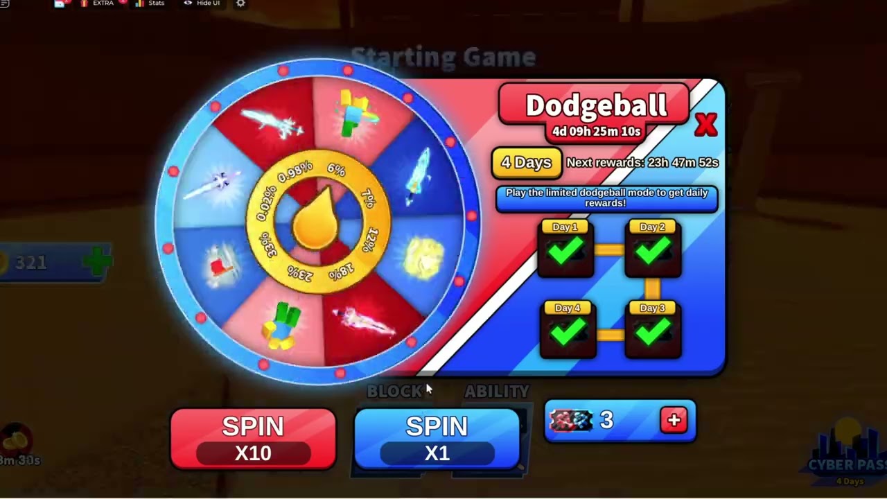 Year Old Blade Ball Video w/ @ginabina
