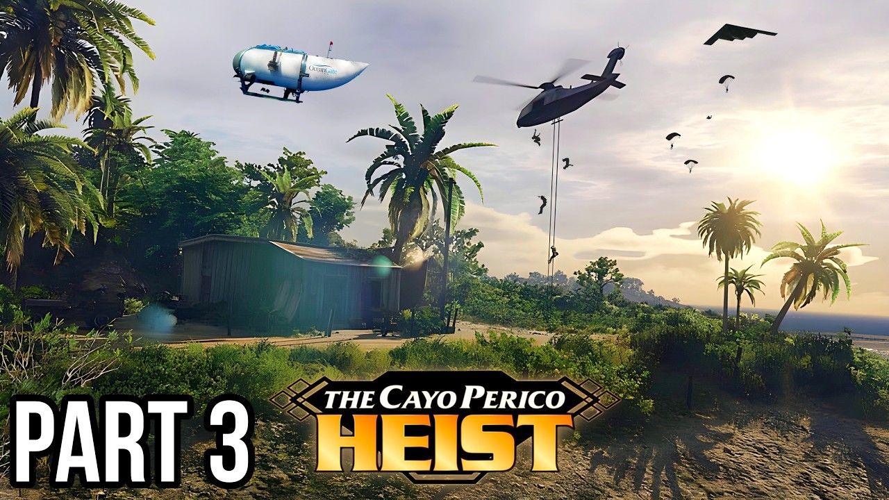 GTA V - Ještě Víc Chopped Cayo Perico Heist - w/ Salát Tým