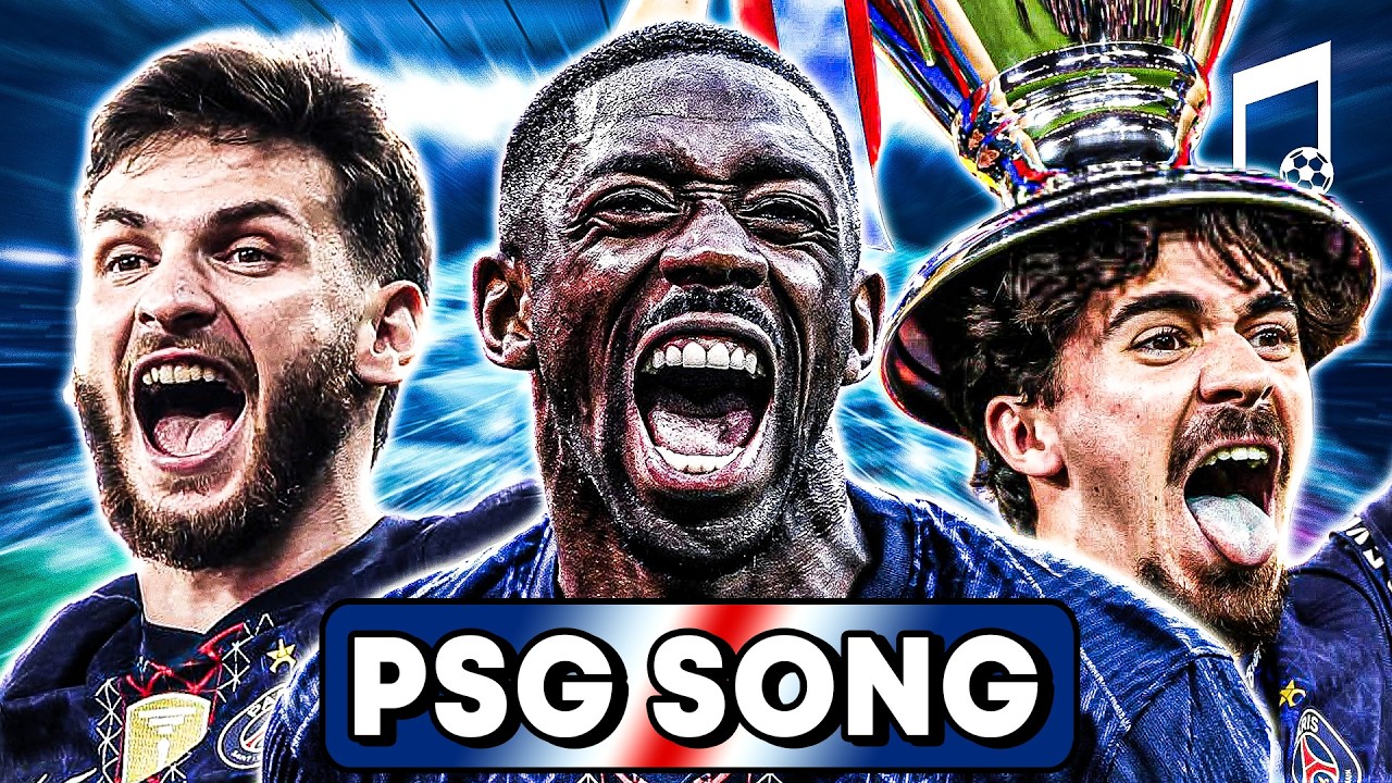 ♫ PSG WIN CHAMPIONS LEAGUE BACK-TO-BACK | Parody Love Me Again - John Newman
