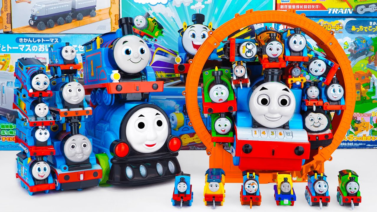 Secret Unboxing Takara Tomy Plarail Thomas GOGO Thomas Exciting Playland Train | ASMR Toys Review