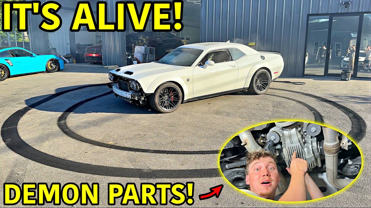Rebuilding A Wrecked Hellcat Redeye Part 1!!!