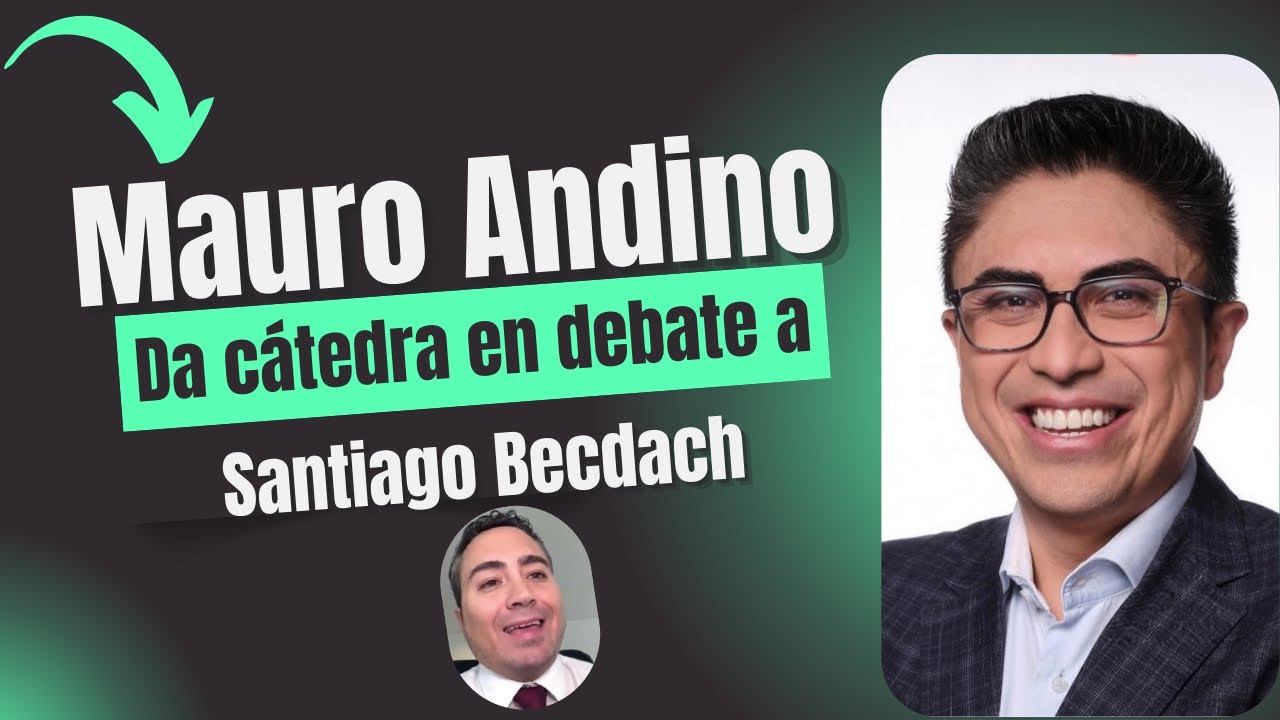 ¡Mauro Andino Espinoza da cátedra a Santiago Becdach sobre la consulta popular! 
