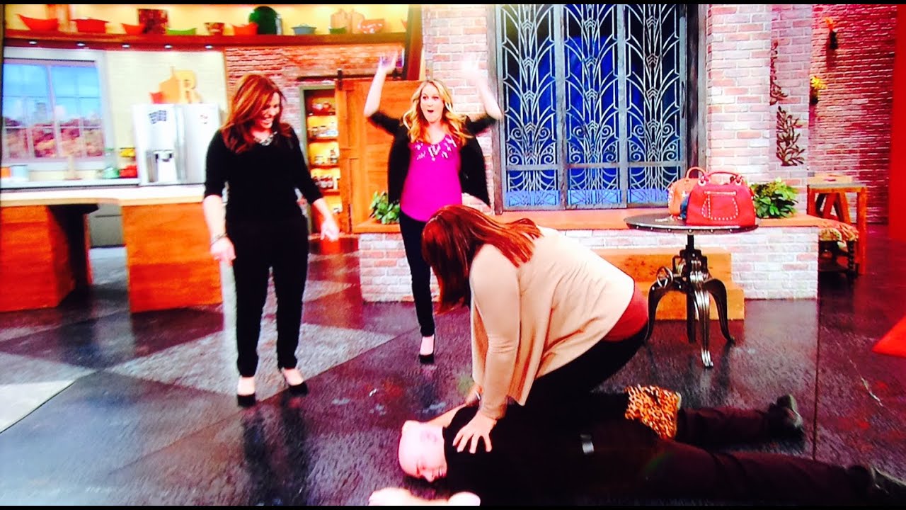 Rachael Ray & Kym Whitley Learn Self defense from Jenn Cassetta