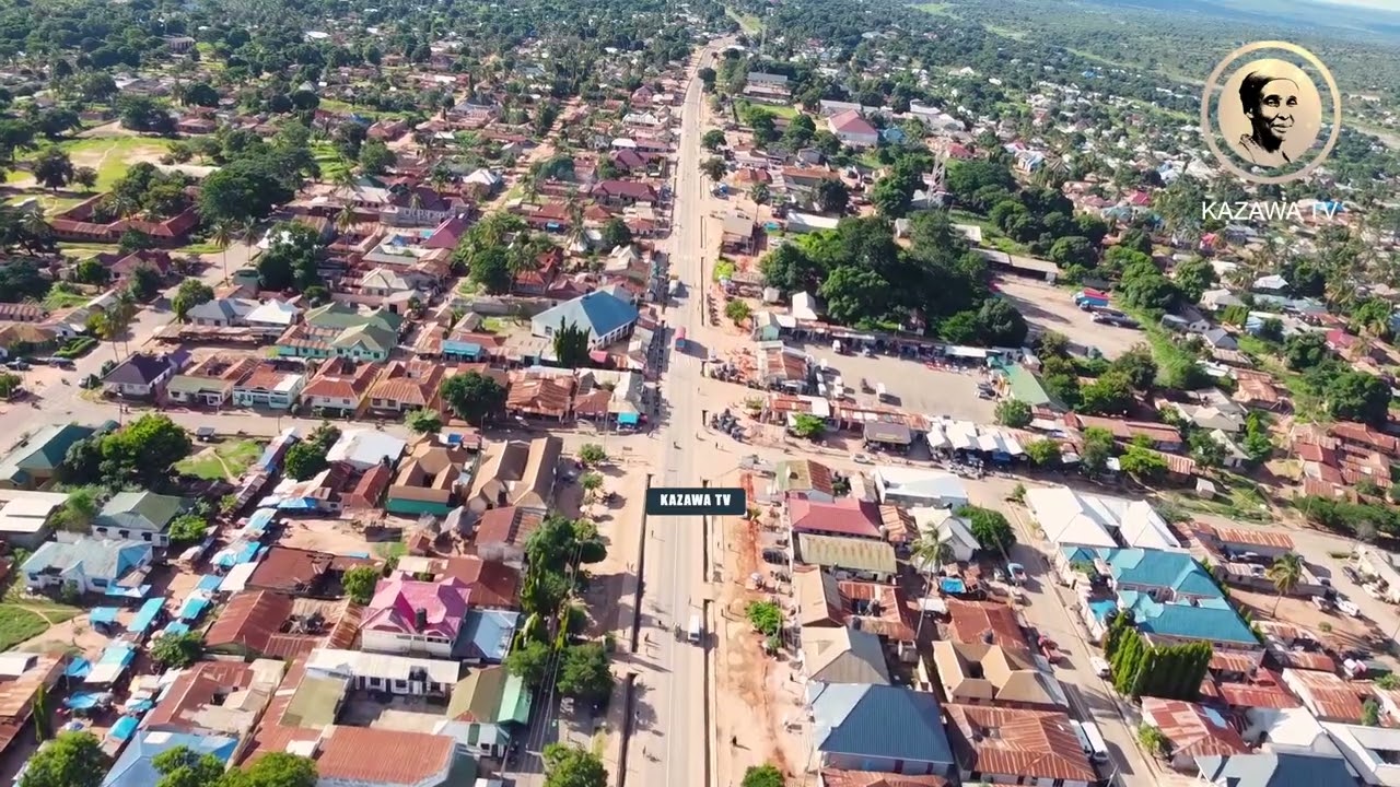 Tazama Wilaya ya Tunduru ilivyo pangika Muonekano wake wa Juu wa Eneo la Mjini,Mkoani Ruvuma