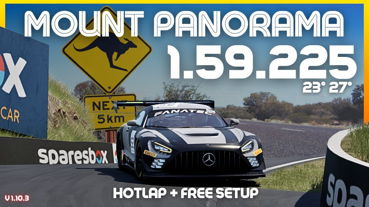 MERCEDES-AMG GT3 EVO | Mount Panorama 1.59.2 | ACC Hotlap + FREE SETUP | ACC v1.10.3