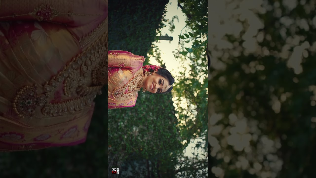 Abinaya Glows in the Warm Embrace of Morning’s Sunset Light ✨| Studio M3 | 077 291 1184